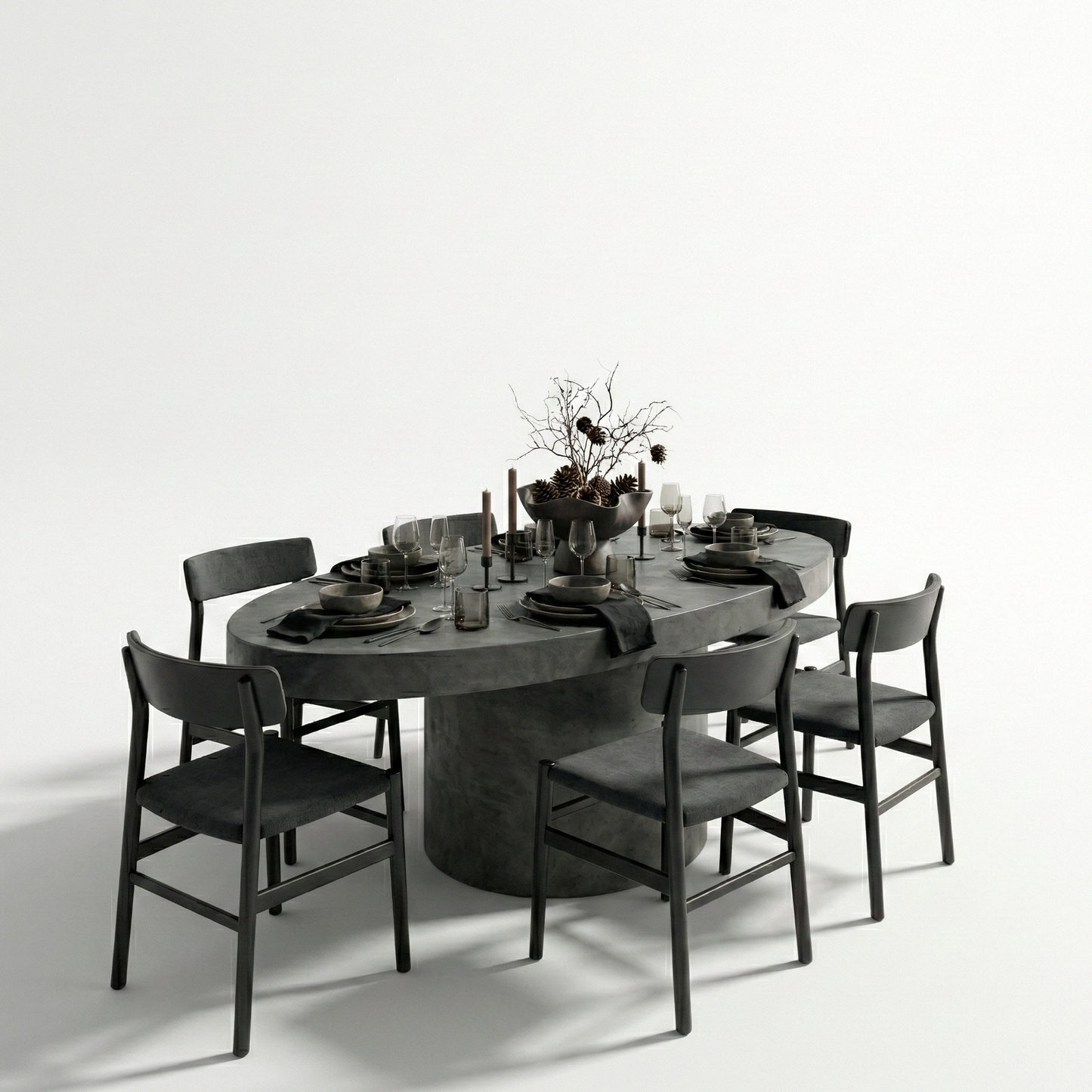 Beton eettafel Eclipse - 200x100 cm - Indoor/Outdoor
